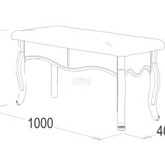 Банкетка 1000 Ольга-10 МДФ в Тарко-Сале - tarko-sale.mebel24.online | фото 2