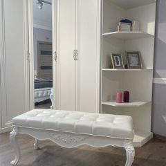 Банкетка Мишель (белый матовый) в Тарко-Сале - tarko-sale.mebel24.online | фото 5