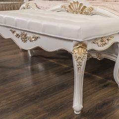 Банкетка Натали (белый глянец) в Тарко-Сале - tarko-sale.mebel24.online | фото 4