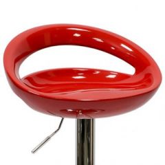 Барный стул Barneo N-6 Disco красный глянец в Тарко-Сале - tarko-sale.mebel24.online | фото 2