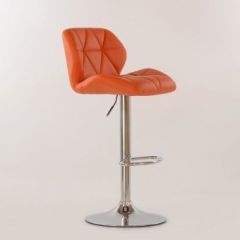 Барный стул Barneo N-85 Diamond оранжевый в Тарко-Сале - tarko-sale.mebel24.online | фото 2