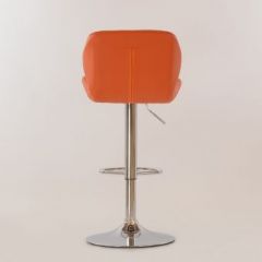 Барный стул Barneo N-85 Diamond оранжевый в Тарко-Сале - tarko-sale.mebel24.online | фото 3