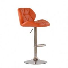 Барный стул Barneo N-85 Diamond оранжевый в Тарко-Сале - tarko-sale.mebel24.online | фото 1