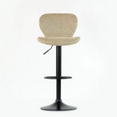 Барный стул Barneo N-86 Time / Black / VPU Beige Vintage PK970-1 в Тарко-Сале - tarko-sale.mebel24.online | фото 2