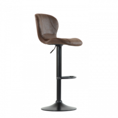 Барный стул Barneo N-86 Time / Black / VPU Brown Vintage коричневый винтаж PK970-18 в Тарко-Сале - tarko-sale.mebel24.online | фото