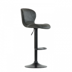 Барный стул Barneo N-86 Time / Black / VPU Dark Gray Vintage серый винтаж 970-11 в Тарко-Сале - tarko-sale.mebel24.online | фото
