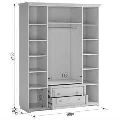 БЕЛЛА Шкаф 4-х створчатый в Тарко-Сале - tarko-sale.mebel24.online | фото 5