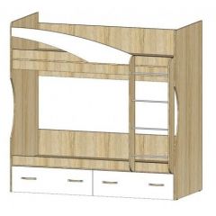 БУРАТИНО Детская (Сонома/Белый) в Тарко-Сале - tarko-sale.mebel24.online | фото 2