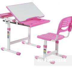 Комплект парта + стул трансформеры Cantare Pink в Тарко-Сале - tarko-sale.mebel24.online | фото 1