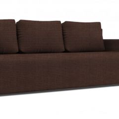 Диван Алиса 4 Shaggy CHOCOLATE - Teos Dark Brown в Тарко-Сале - tarko-sale.mebel24.online | фото