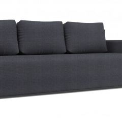 Диван Алиса 4 Shaggy GRAFIT - Teos Black в Тарко-Сале - tarko-sale.mebel24.online | фото