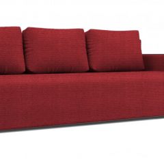 Диван Алиса 4 Shaggy RED - Teos Black в Тарко-Сале - tarko-sale.mebel24.online | фото