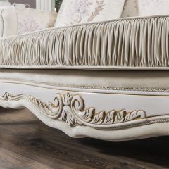 Диван Алсу с раскладным механизмом (белый глянец) в Тарко-Сале - tarko-sale.mebel24.online | фото 6
