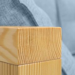 Диван двухместный DEmoku Д-2 (Беж/Холодный серый) в Тарко-Сале - tarko-sale.mebel24.online | фото 4