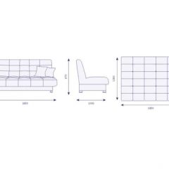 Диван Идальго Shaggy Lilac в Тарко-Сале - tarko-sale.mebel24.online | фото 3