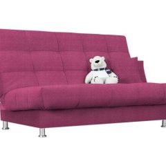 Диван Идальго Shaggy Magenta с подушками в Тарко-Сале - tarko-sale.mebel24.online | фото