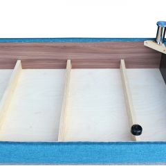 Диван-кровать Комфорт без подлокотников (4 подушки) BALTIC AZURE в Тарко-Сале - tarko-sale.mebel24.online | фото 14