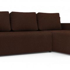 Диван угловой Алиса 3 Bahama VISION - Teos Dark Brown в Тарко-Сале - tarko-sale.mebel24.online | фото