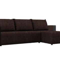 Диван угловой Алиса 3 Savana Chocolate - Teos Dark Brown в Тарко-Сале - tarko-sale.mebel24.online | фото