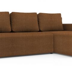 Диван угловой Алиса 3 Shaggy BROWN - TEOS BLACK в Тарко-Сале - tarko-sale.mebel24.online | фото