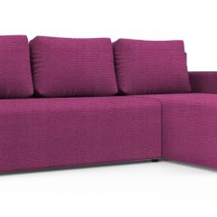 Диван угловой Алиса 3 Shaggy FUCHSIA - TEOS BLACK в Тарко-Сале - tarko-sale.mebel24.online | фото