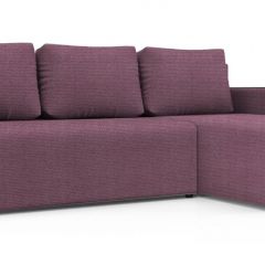 Диван угловой Алиса 3 Shaggy LILAC - TEOS BLACK в Тарко-Сале - tarko-sale.mebel24.online | фото