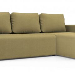 Диван угловой Алиса 3 Vital BANANA - Teos Dark Brown в Тарко-Сале - tarko-sale.mebel24.online | фото