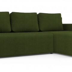 Диван угловой Алиса 3 Vital GREEN - Teos Dark Brown в Тарко-Сале - tarko-sale.mebel24.online | фото