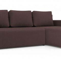 Диван угловой Алиса 3 Vital JAVA - Teos Dark Brown в Тарко-Сале - tarko-sale.mebel24.online | фото