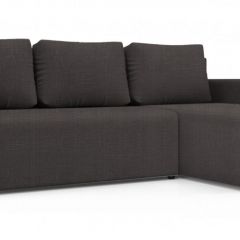 Диван угловой Алиса 3 Vital PEBBLE - Teos Dark Brown в Тарко-Сале - tarko-sale.mebel24.online | фото