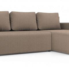 Диван угловой Алиса 3 Vital SAND - Teos Dark Brown в Тарко-Сале - tarko-sale.mebel24.online | фото