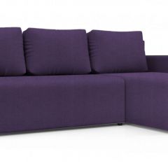 Диван угловой Алиса 3 Vital VIOLET - Teos Dark Brown в Тарко-Сале - tarko-sale.mebel24.online | фото