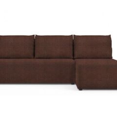 Диван угловой Алиса Shaggy CHOCOLATE без подлокотников в Тарко-Сале - tarko-sale.mebel24.online | фото 2