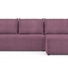 Диван угловой Алиса Shaggy LILAC без подлокотников в Тарко-Сале - tarko-sale.mebel24.online | фото
