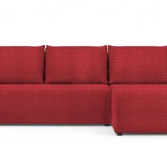 Диван угловой Алиса Shaggy RED без подлокотников в Тарко-Сале - tarko-sale.mebel24.online | фото
