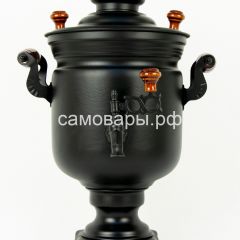 Электрический самовар "Черный Русский" матовая банка на 3 литра (Ограниченная серия) в Тарко-Сале - tarko-sale.mebel24.online | фото 3