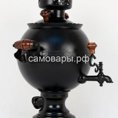 Электрический самовар "Черный Русский" матовый шар на 3 литра. Ограниченная серия. в Тарко-Сале - tarko-sale.mebel24.online | фото 3