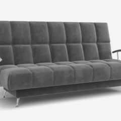 ФИНКА-2 ДК Диван прямой подлокотники хром ПОНИ 12 в Тарко-Сале - tarko-sale.mebel24.online | фото