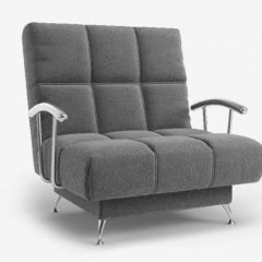 ФИНКА-2 Кресло с подлокотниками хром ПОНИ 12 в Тарко-Сале - tarko-sale.mebel24.online | фото