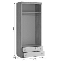 ФОРСАЖ Шкаф комбинированный (с ящ. 2-створчатый) в Тарко-Сале - tarko-sale.mebel24.online | фото 5
