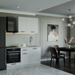 Кухонный гарнитур Жемчуг 1600 (Стол. 26мм) в Тарко-Сале - tarko-sale.mebel24.online | фото
