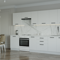 Кухонный гарнитур Жемчуг 3000 (Стол. 26мм) в Тарко-Сале - tarko-sale.mebel24.online | фото