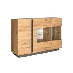 Гостиная Арчи (Дуб Золотой/Камень Темный) в Тарко-Сале - tarko-sale.mebel24.online | фото 4