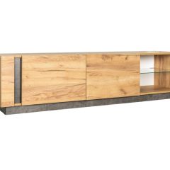 Гостиная Арчи (Дуб Золотой/Камень Темный) в Тарко-Сале - tarko-sale.mebel24.online | фото 10