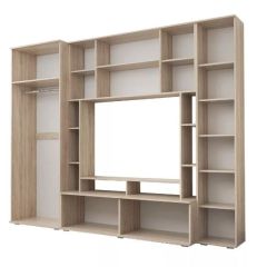 Гостиная Белла (Дуб Сонома/Белый глянец) в Тарко-Сале - tarko-sale.mebel24.online | фото 2