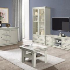 Гостиная Эльмира (модульная) Белая в Тарко-Сале - tarko-sale.mebel24.online | фото