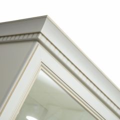 Гостиная Эльмира (модульная) Белая в Тарко-Сале - tarko-sale.mebel24.online | фото 2