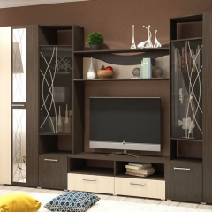 Стенка Гамма с зеркалами в Тарко-Сале - tarko-sale.mebel24.online | фото