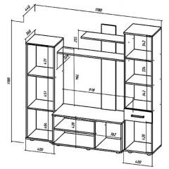 ИБИЦА Гостиная (ЯШС/ЯШТ) в Тарко-Сале - tarko-sale.mebel24.online | фото 2