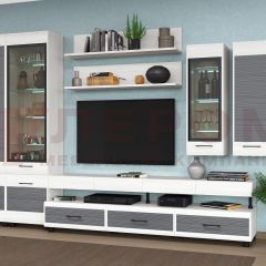 Гостиная Камелия Композиция 7 (Снежный ясень - серый) в Тарко-Сале - tarko-sale.mebel24.online | фото